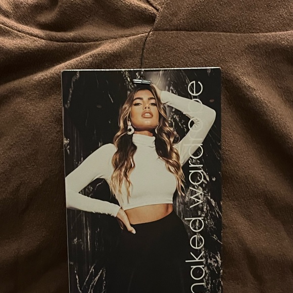 Naked Wardrobe All Good In the Hoodie Bodysuit NWT SIZE M - Picture 3 of 4